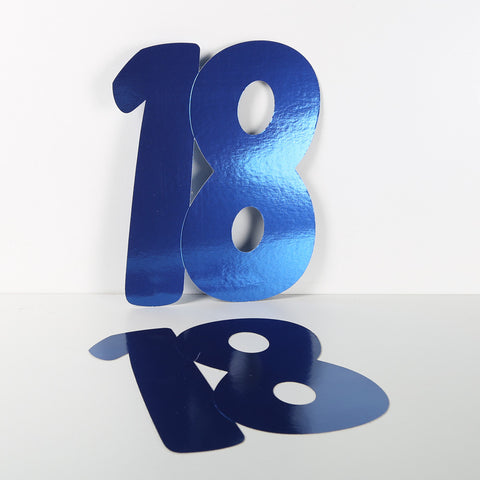 3 Pack 28cm Foilboard Blue 18