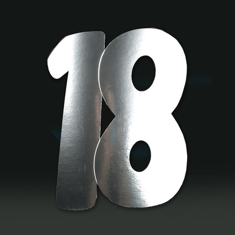 3 Pack 28cm Foilboard Silver 18