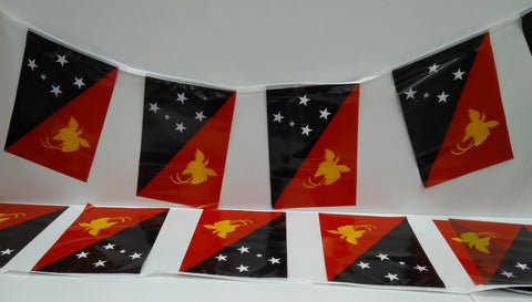 Papua New Guinea string country flags