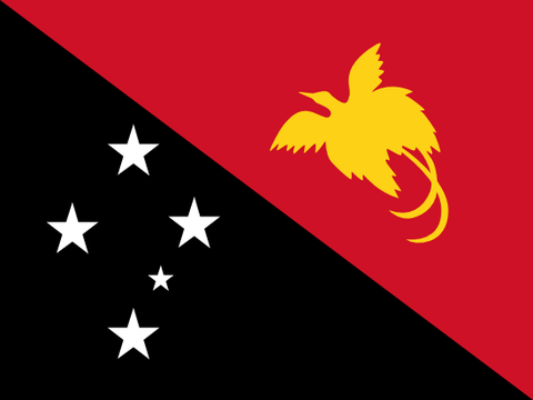 Papua New Guinea Waver Flag