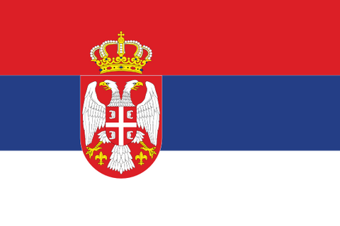 Serbia Waver Flag