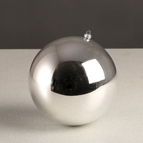 Silver Glossy Bauble 200mm