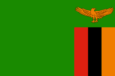 Zambia Waver Flag