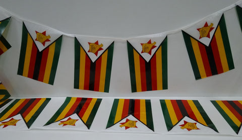 Zimbabwe String Country Flags