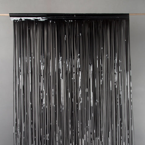 black door tinsel 2m drop 90cm wide