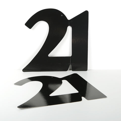 3 Pack 28cm Foilboard Black 21