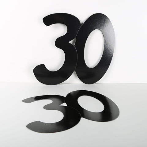 3 Pack 28cm Foilboard Black 30