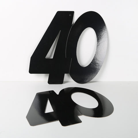 3 Pack 14cm Foilboard Black 40