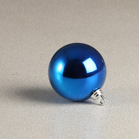  Blue Glossy Bauble 60mm