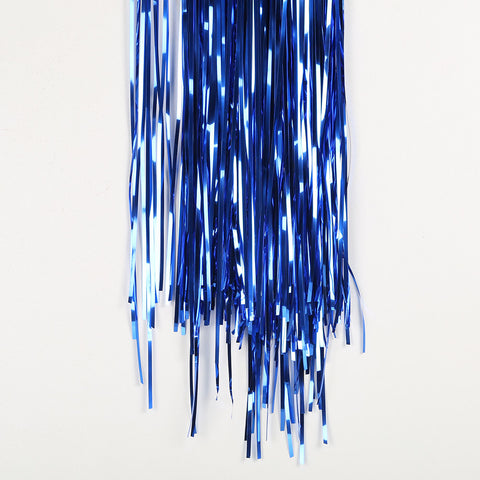 royalblue fringe tinsel 50cm drop 2.5m wide