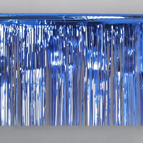 royalblue fringe tinsel 50cm drop 2.5m wide