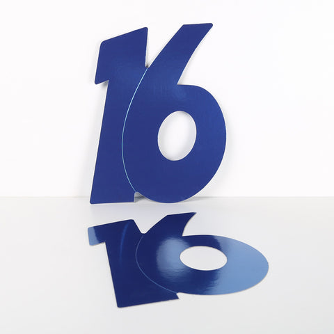 3 Pack 28cm Foilboard Blue 16