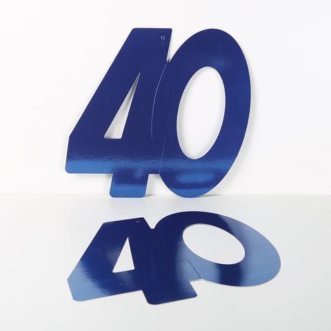 3 Pack 14cm Foilboard Blue 40