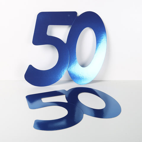 3 Pack 14cm Foilboard Blue 50