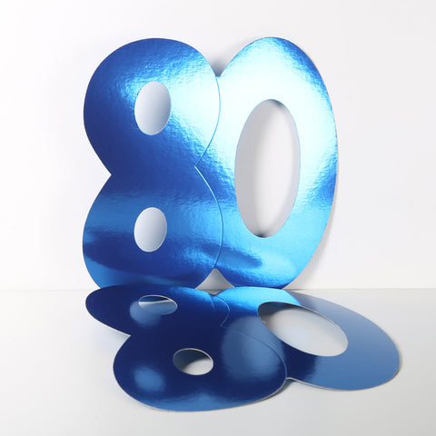 3 Pack 28cm Foilboard Blue 80