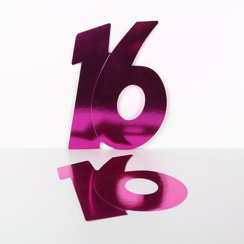 3 Pack 28cm Foilboard Cerise Pink 16