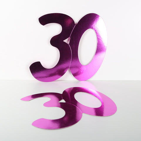 3 Pack 14cm Foilboard Cerise Pink 30