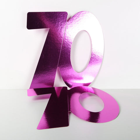 3 Pack 14cm Foilboard Cerise Pink 70