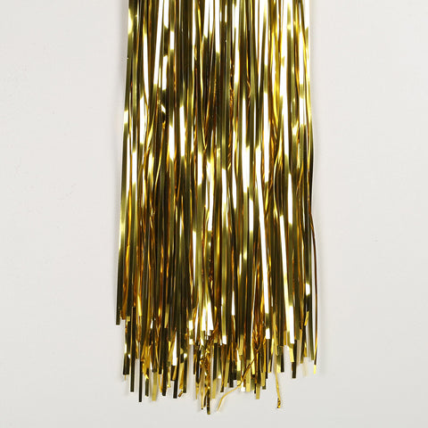  gold tinsel curtain 4m drop 1m wide