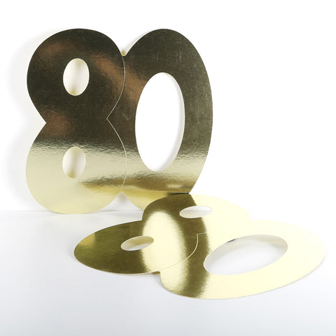 3 Pack 14cm Foilboard Gold 80