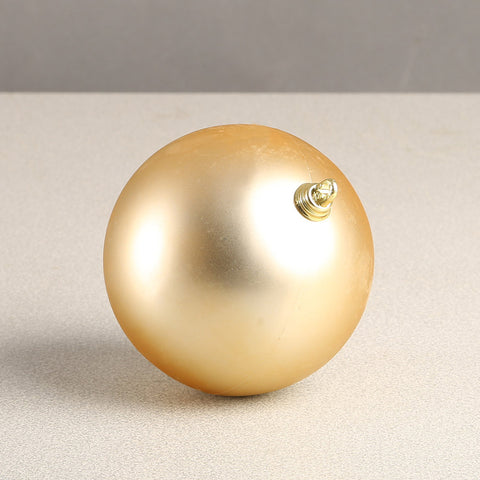 Gold Matte Bauble 100mm
