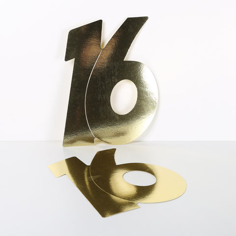 3 Pack 28cm Foilboard Gold 16