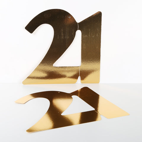 3 Pack 28cm Foilboard Gold 21