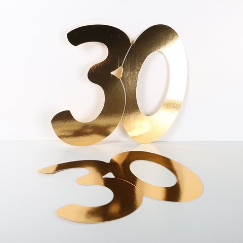 3 Pack 28cm Foilboard Gold 30