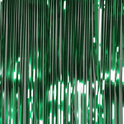  green wall tinsel 1.8m drop 50cm wide