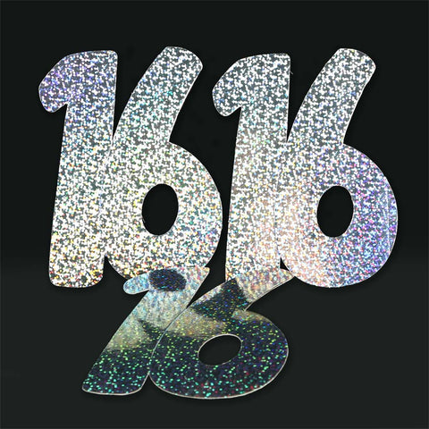 3 Pack 14cm Foilboard Holographic Silver 16