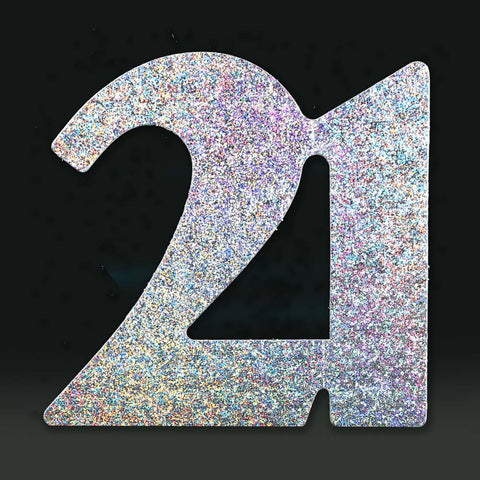 3 Pack 28cm Foilboard Holographic Silver 21