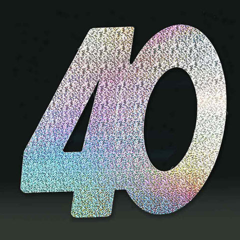 3 Pack 14cm Foilboard Holographic Silver 40