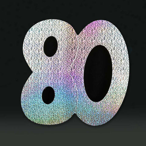 3 Pack 14cm Foilboard Holographic Silver 80