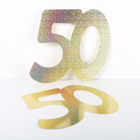 3 Pack 28cm Foilboard Holographic Gold 50