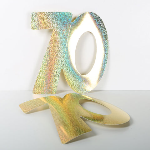 3 Pack 28cm Foilboard Holographic Gold 70