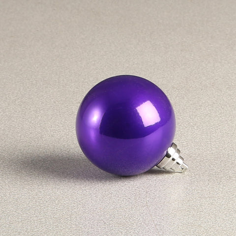 Purple Glossy Bauble 60mm