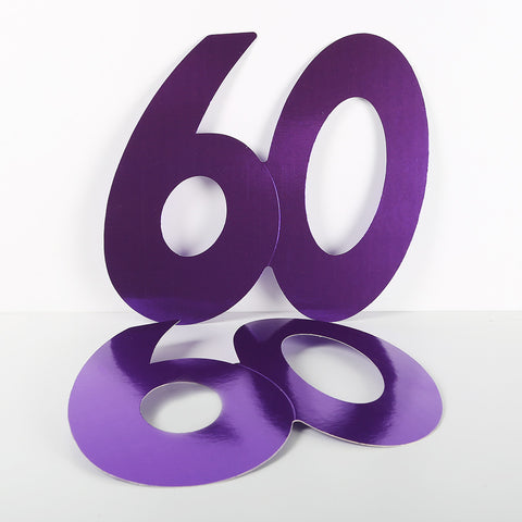 3 Pack 28cm Foilboard Purple 60