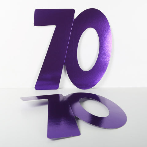 3 Pack 28cm Foilboard Purple 70