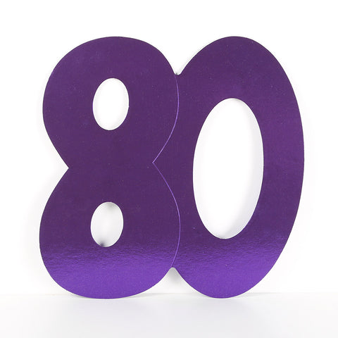 3 Pack 28cm Foilboard Purple 80