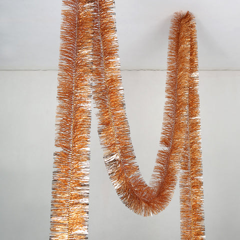 rosegold 4 ply tinsel 100mm x 10m