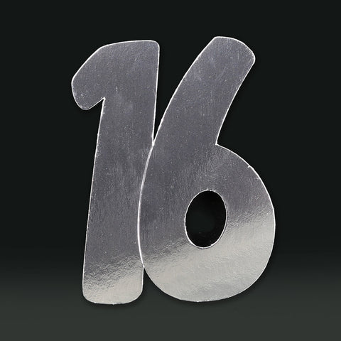 3 Pack 14cm Foilboard Silver 16