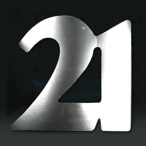 3 Pack 14cm Foilboard Silver 21