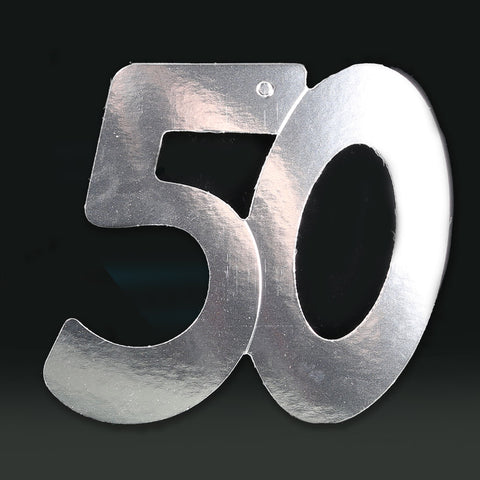 3 Pack 14cm Foilboard Silver 50