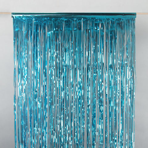 teal door tinsel 2m drop 90cm wide