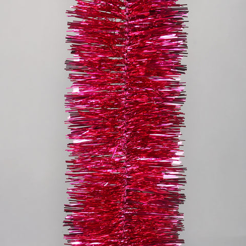 cerise deluxe tinsel 100mm x 5.5m