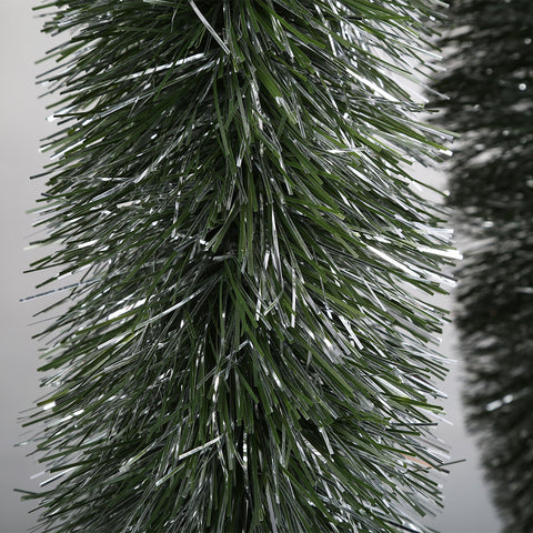 Tinsel forest green silver