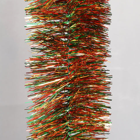 6 ply tinsel gold green red