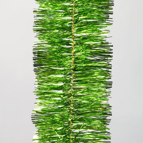 lime deluxe tinsel 100mm x 5.5m