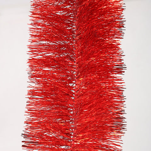 red 6 ply tinsel 150mm x 5.5m