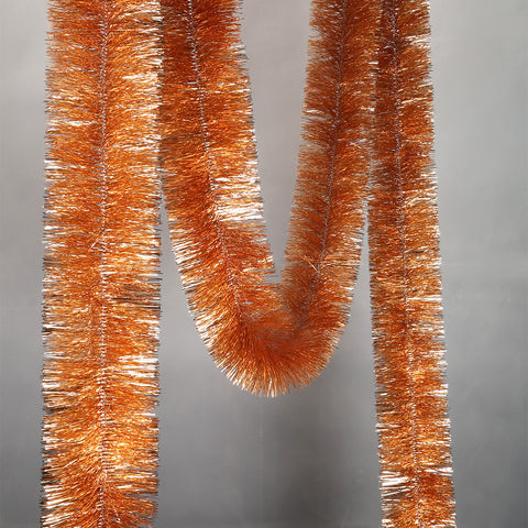 rosegold 4 ply tinsel 150mm x 10m